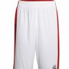Pantalón corto LARRY reversible blanco-rojo