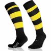 Medias DOUBLE negro-amarillo