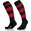 Medias DOUBLE negro-rojo