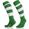 Medias DOUBLE verde-blanco